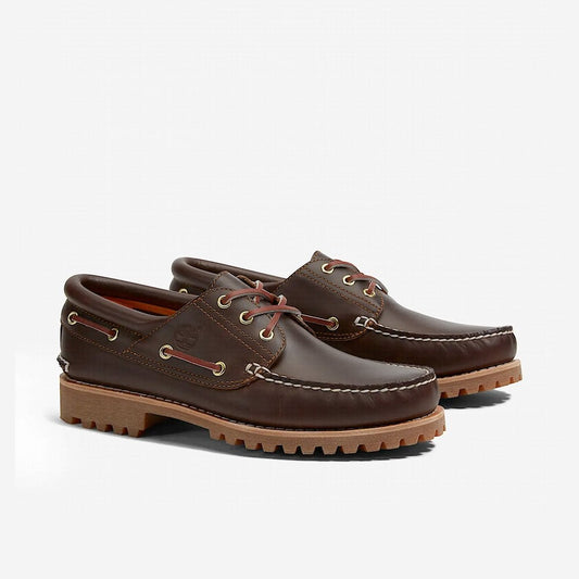 Authentic Handsewn Boat Shoe - Brown
