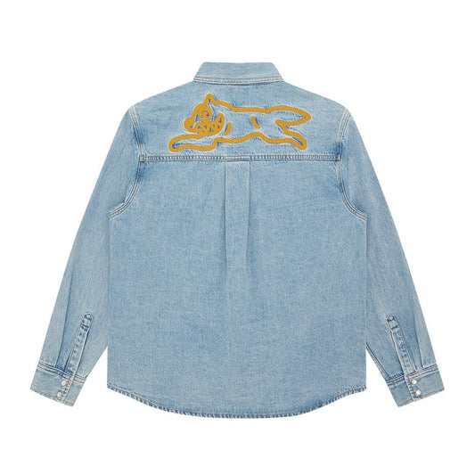 Chainstitch Light Wash Denim Shirt
