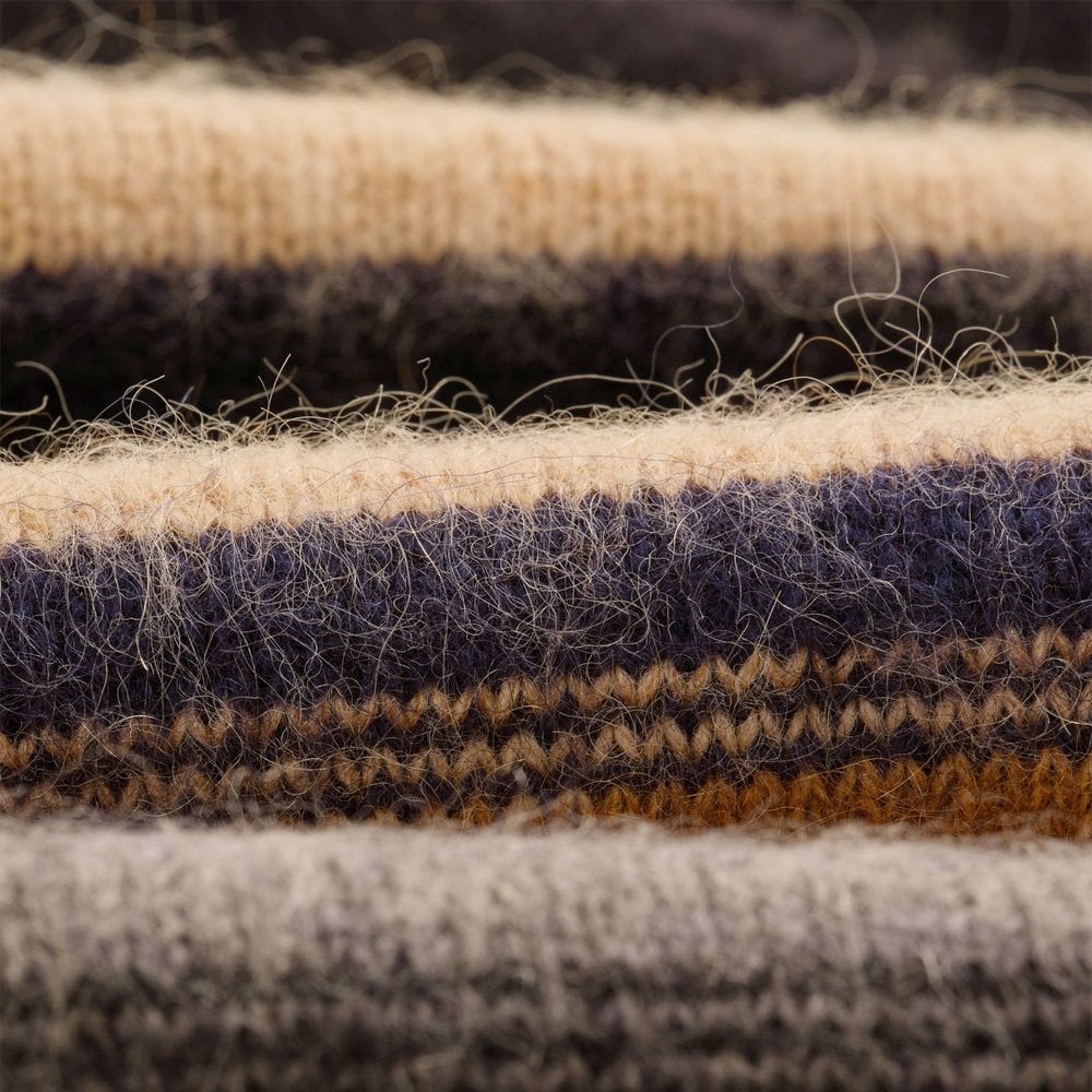 Hill Beanie Brush Stripe Black / Multi