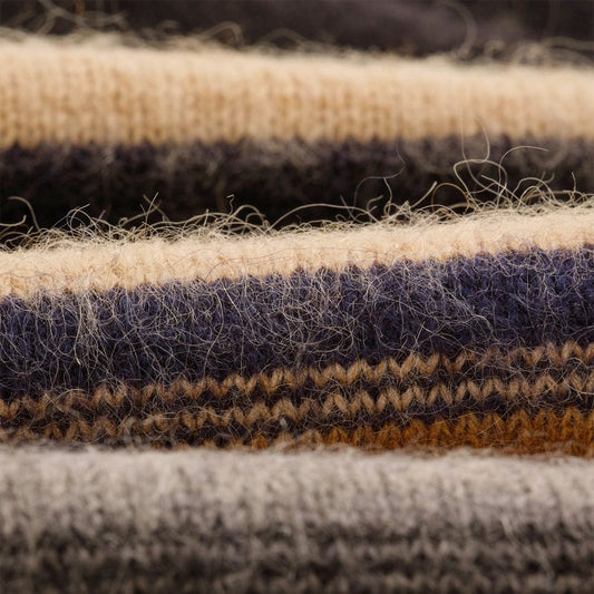 Hill Beanie Brush Stripe Black / Multi