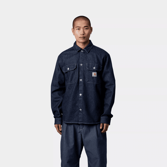 Harvey Shirt Jac - Blue Rinsed