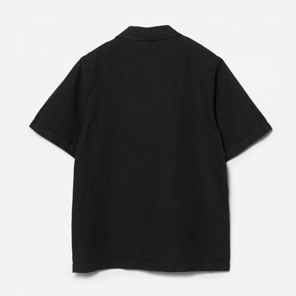 5211 Hemp Camp Collar Shirt - Black