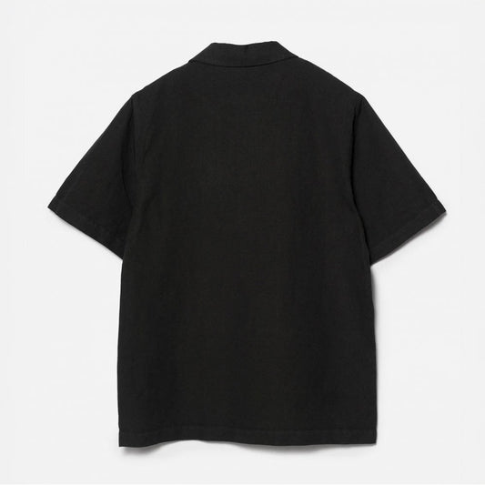 5211 Hemp Camp Collar Shirt - Black
