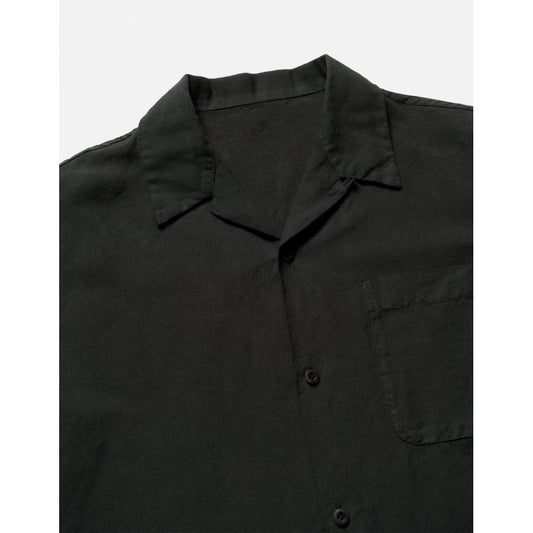 5211 Hemp Camp Collar Shirt - Black