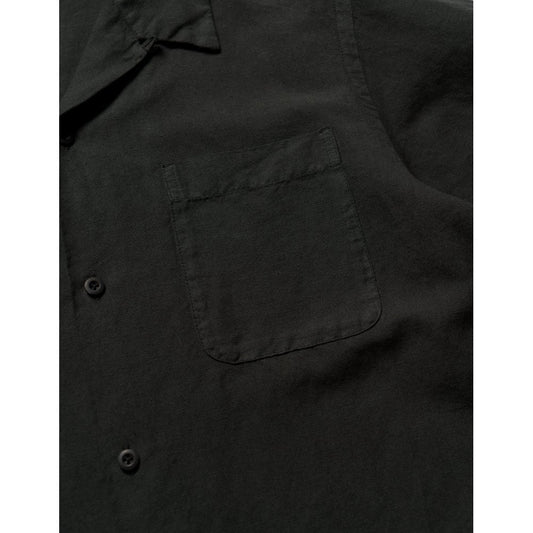 5211 Hemp Camp Collar Shirt - Black