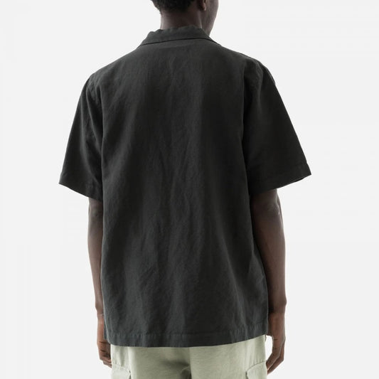 5211 Hemp Camp Collar Shirt - Black