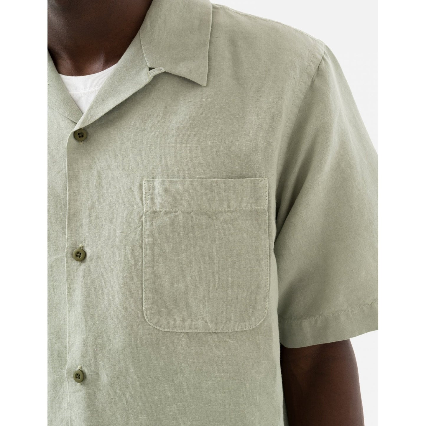 5211 Hemp Camp Collar Shirt - Sage