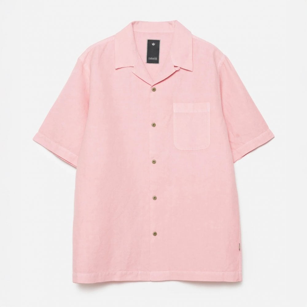 5211 Hemp Camp Collar Shirt - Pink