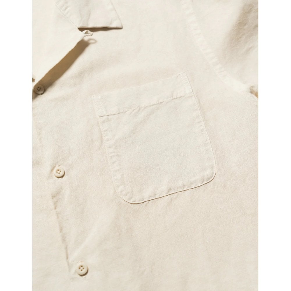 5211 Hemp Camp Collar Shirt - Ecru