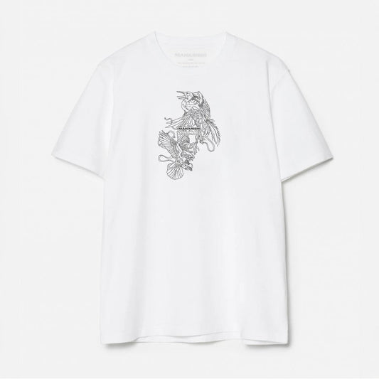 1491 Crow & Heron Miltype T-shirt