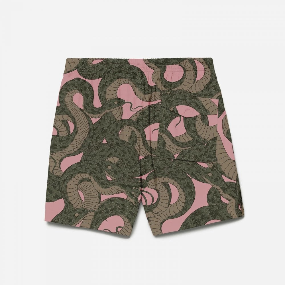 1481 Snakeskin Camo Swim Shorts - Sakura