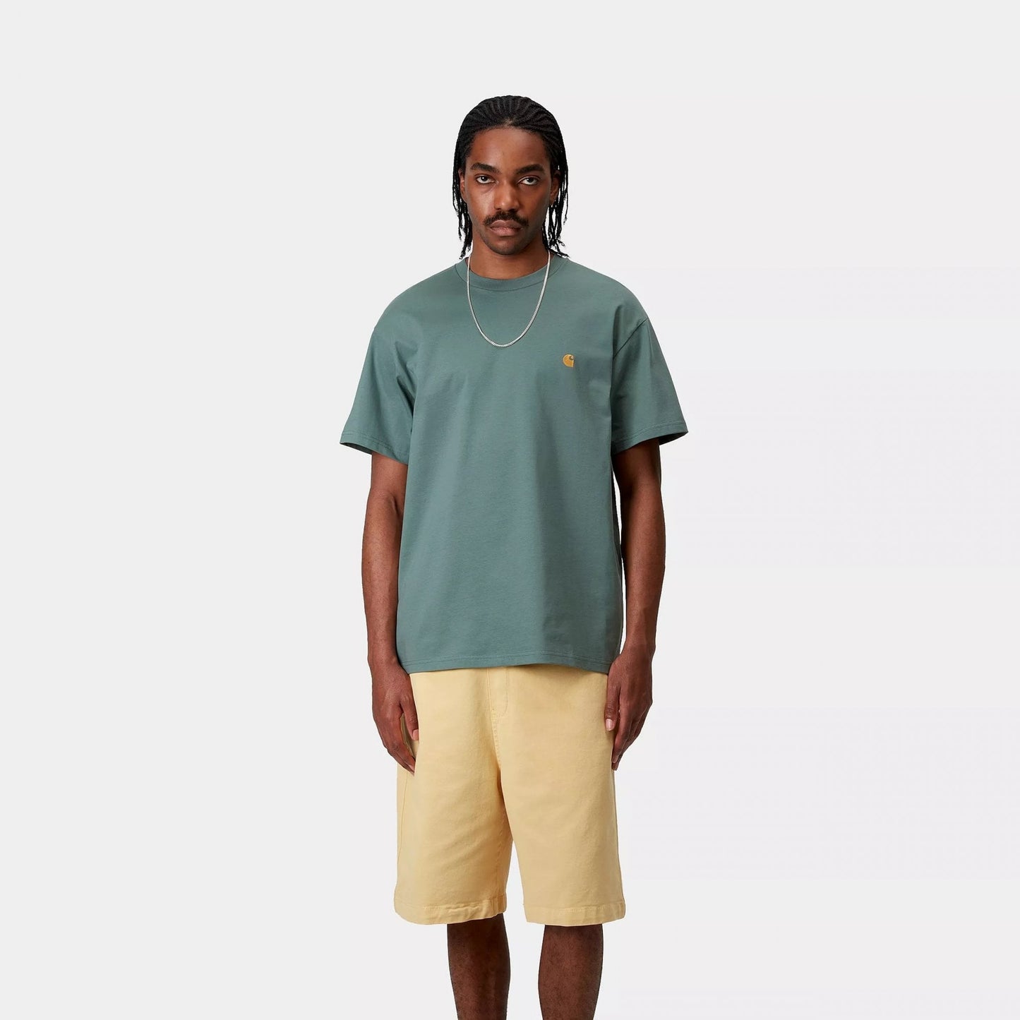 S/s Chase T-shirt - Silver Pine / Gold