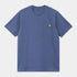 S/s American Script T-shirt - Blue Iris