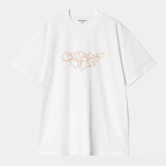 S/s Screwed Up Script T-shirt - White