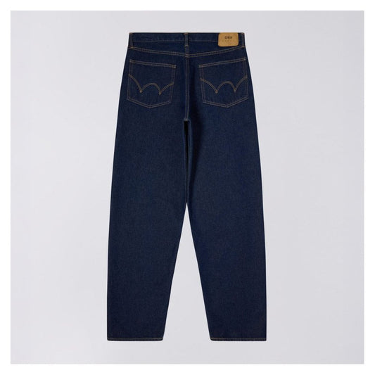 Loose Fit Kaihara Openend Denim 12.5oz - Blue Rinsed