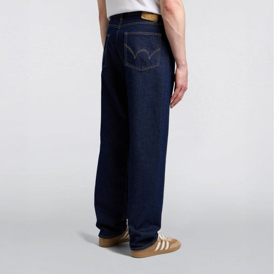 Loose Fit Kaihara Openend Denim 12.5oz - Blue Rinsed