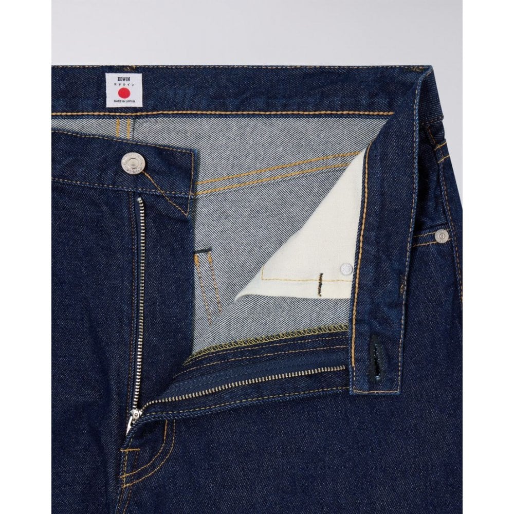 Loose Fit Kaihara Openend Denim 12.5oz - Blue Rinsed