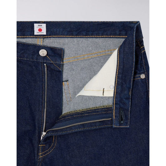Loose Fit Kaihara Openend Denim 12.5oz - Blue Rinsed