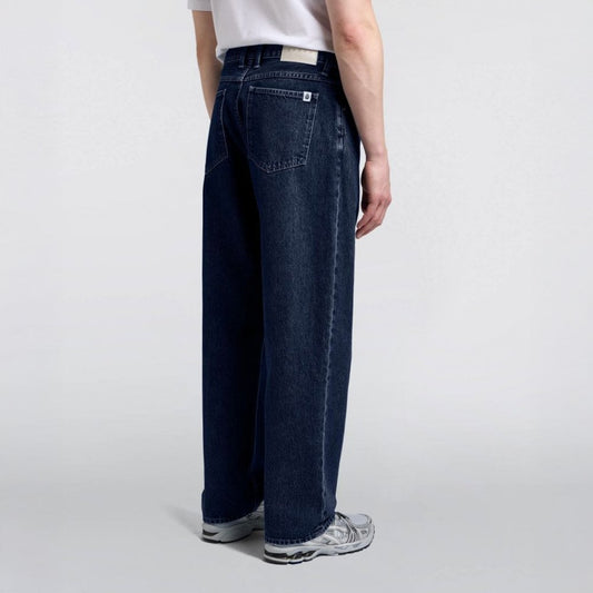 Matrix Pant - Blue - dark marble wash
