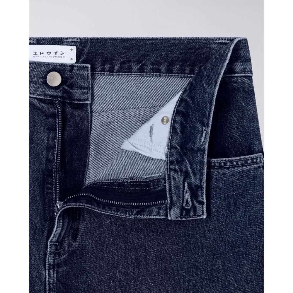 Matrix Pant - Blue - dark marble wash