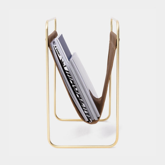 Canvas Magazine Stand, Hamilton Brown
