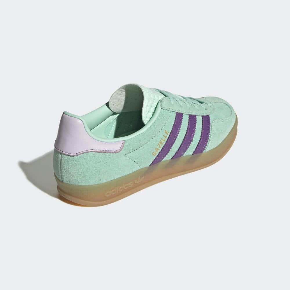 Women's Gazelle Indoor - Clear Mint / Active Purple / Ice Lavender