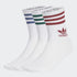 Crew Sock 3 Pairs- Preloved Ruby / Preloved Ink / Collegiate Green