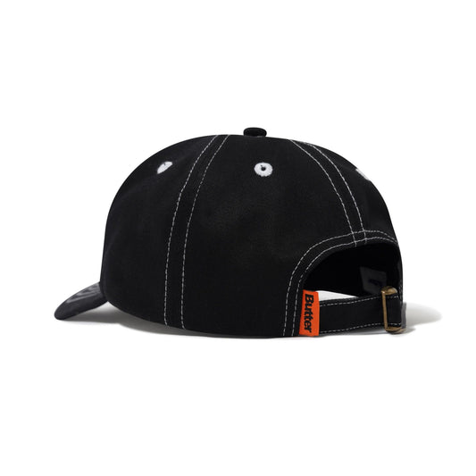 Warped 6 Panel Cap - Black
