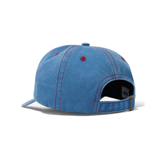 Rounded Logo 6 Panel Cap - Sky Blue