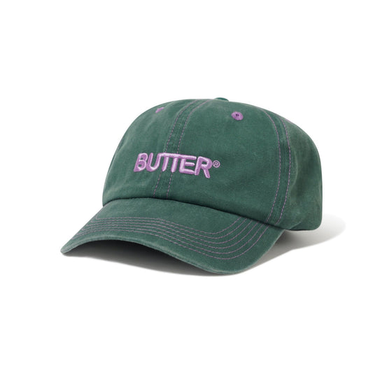 Rounded Logo 6 Panel Cap - Forest