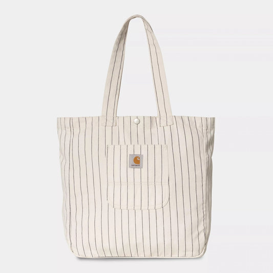 Hendry Tote, Seaton Stripe Wax/dark Navy