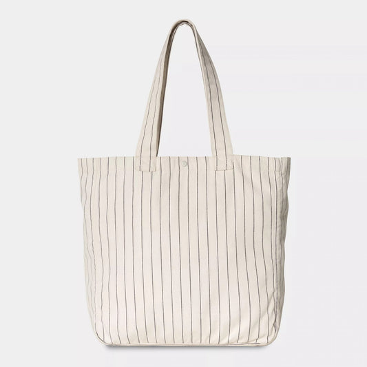 Hendry Tote, Seaton Stripe Wax/dark Navy