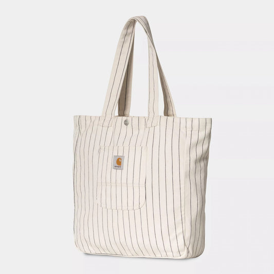 Hendry Tote, Seaton Stripe Wax/dark Navy