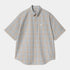 S/s Niven Shirt, Niven Check Wall / Wax