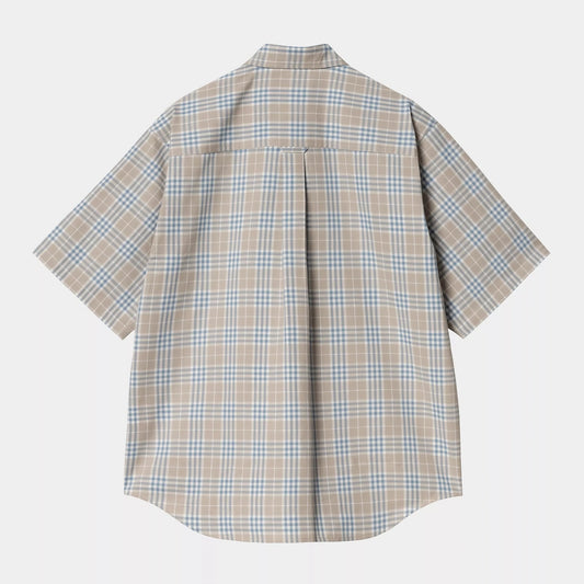 S/s Niven Shirt, Niven Check Wall / Wax