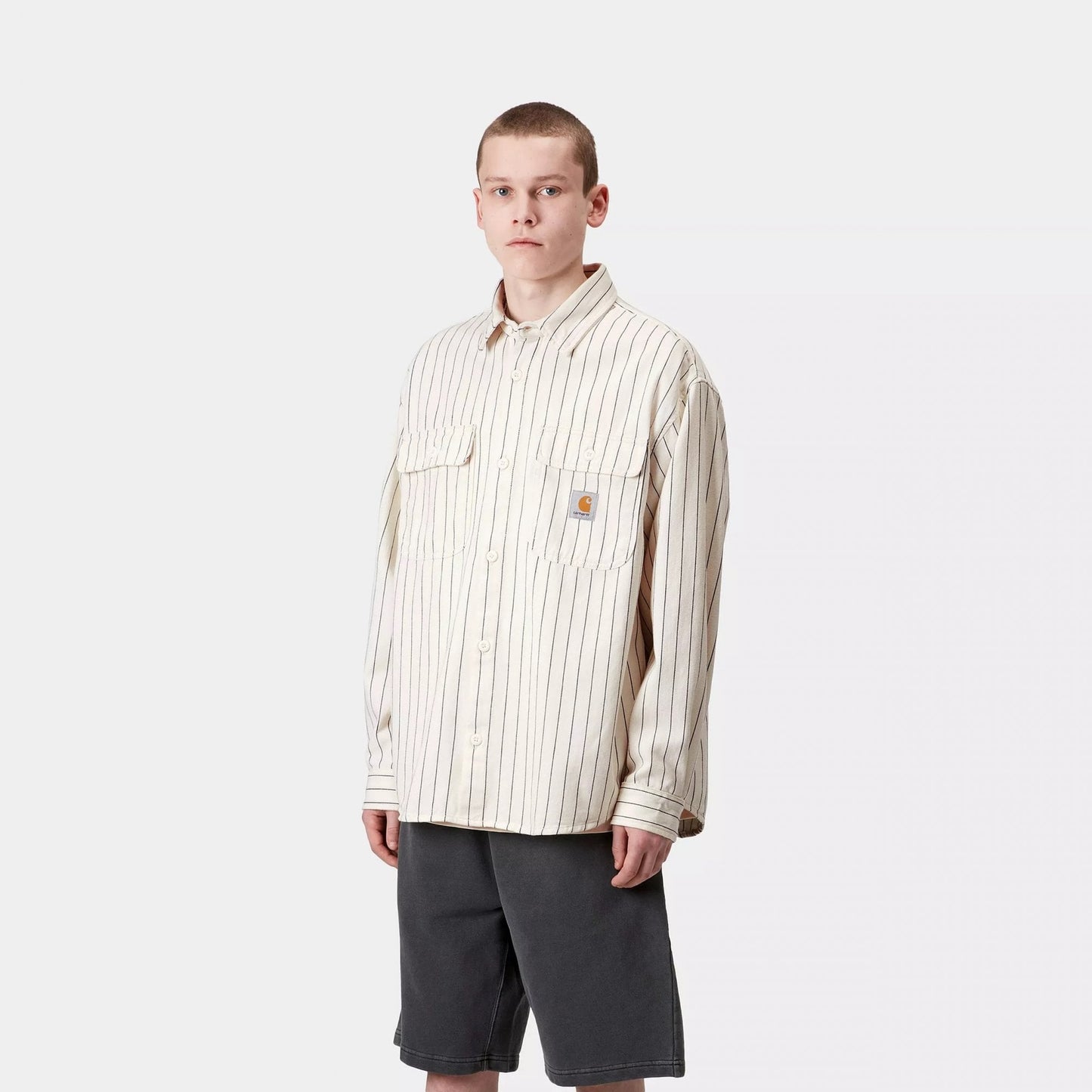 Hendry Shirt Jac Seaton Stripe, Wax / Dark Navy Rinsed