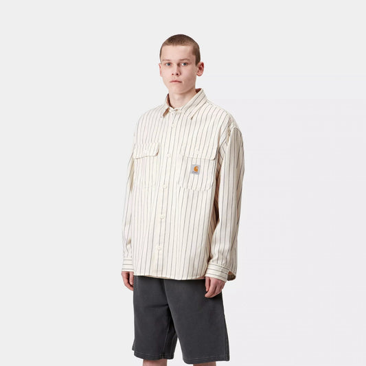 Hendry Shirt Jac Seaton Stripe, Wax / Dark Navy Rinsed