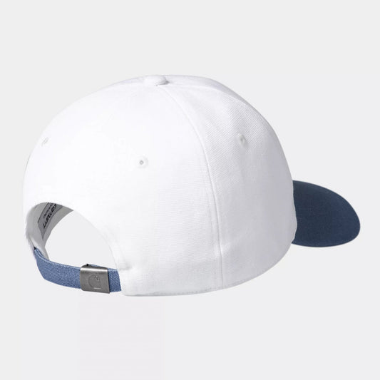 Lecture Cap White / Blue Iris