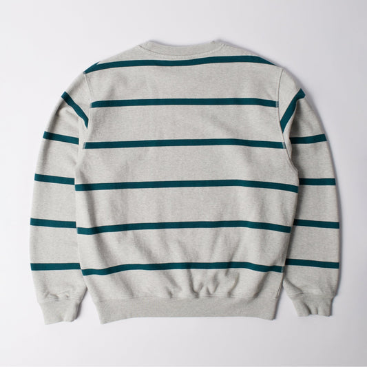 Pristine Striper Crew Neck Sweatshirt