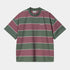 S/s Quinby T-shirt - Quinby Stripe, Silver Pine