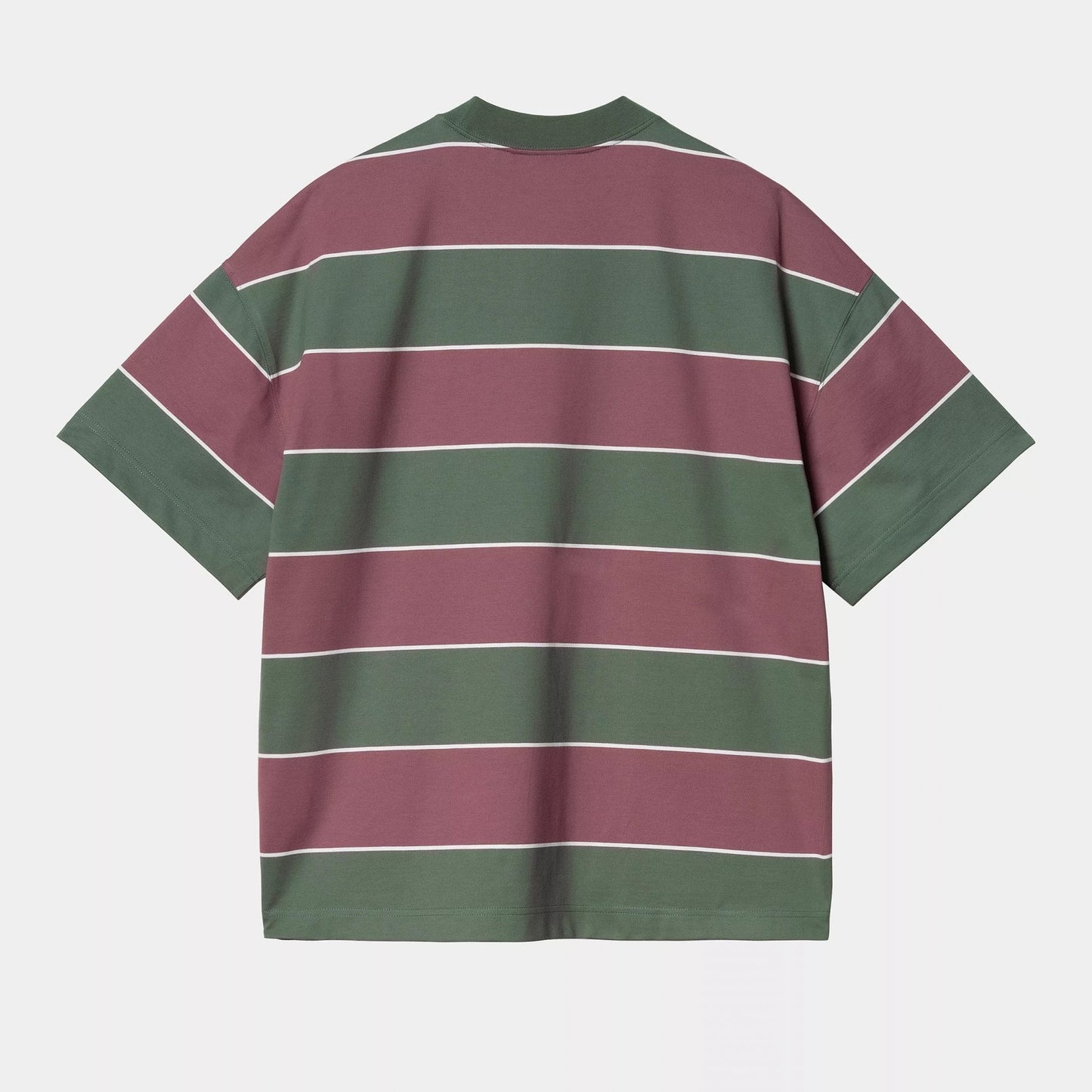 S/s Quinby T-shirt - Quinby Stripe, Silver Pine