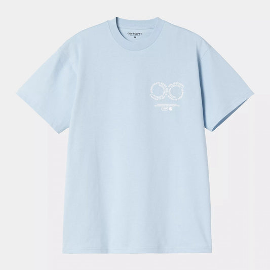 S/s Rotation T-shirt - Air Sky / White