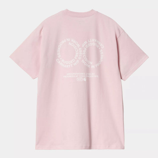 S/s Rotation T-shirt - Air Pink / White