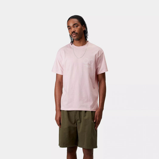S/s Rotation T-shirt - Air Pink / White