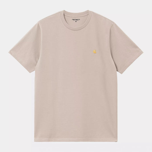 S/s Chase T-shirt - Dusky Beige / Gold
