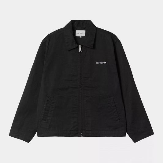 Module Script Jacket Black/ White Rinsed