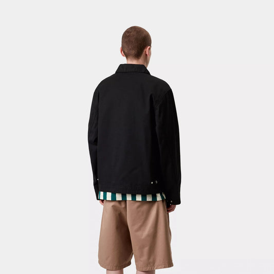 Module Script Jacket Black/ White Rinsed