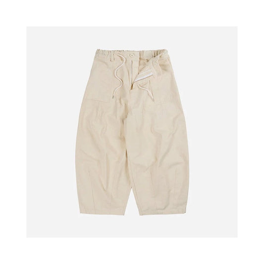 Twill Balloon Pants - Ivory