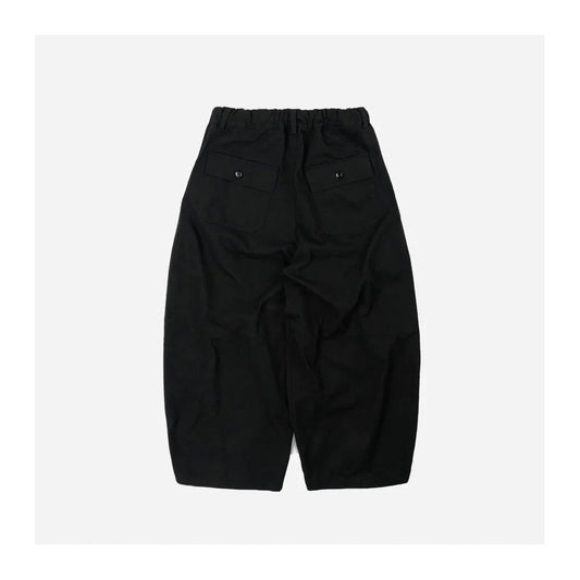 Twill Balloon Pants - Black