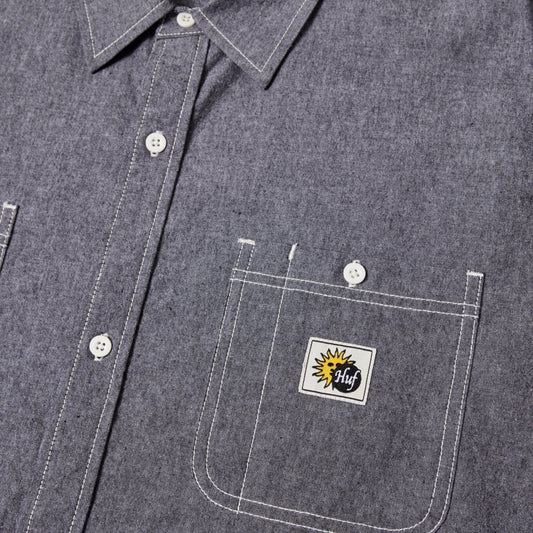 Total Eclipse Chambray Shirt, Black